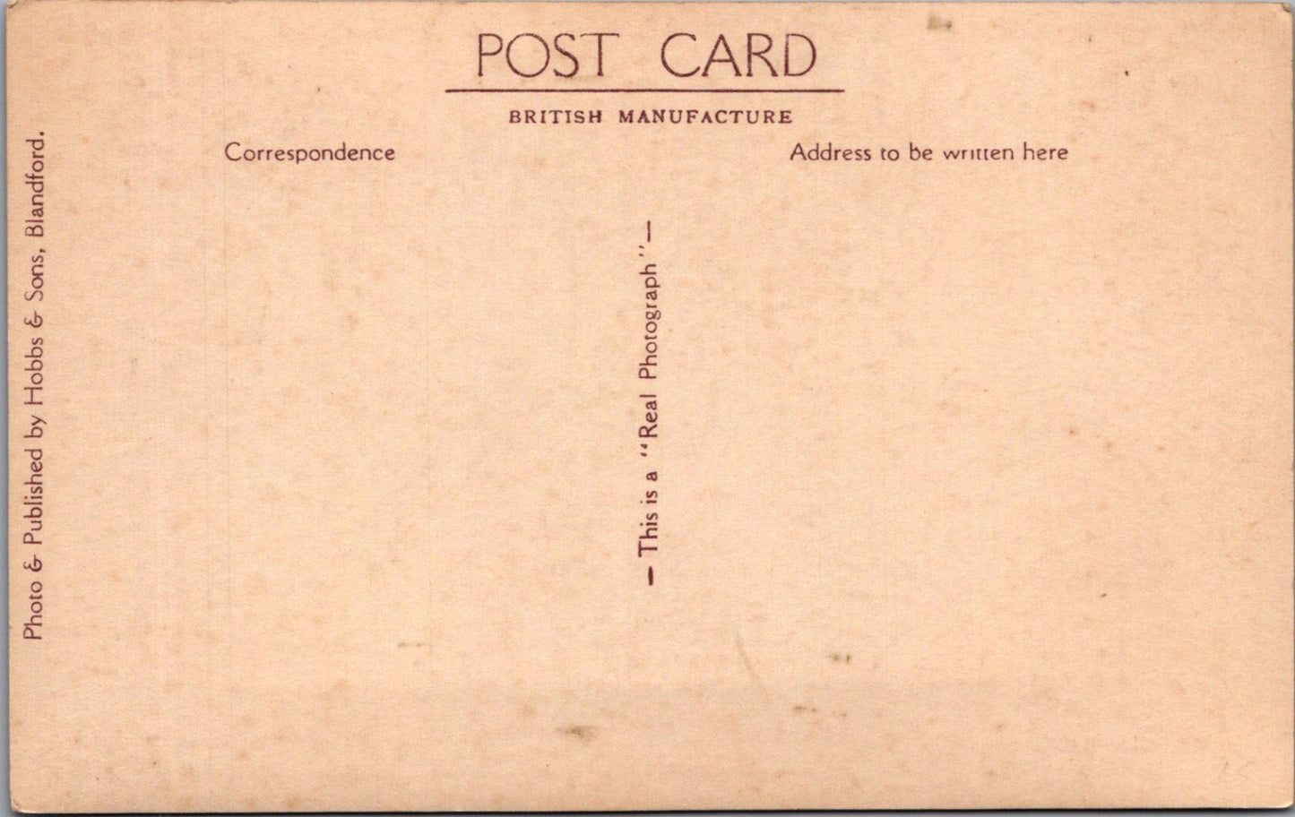 Dorset Postcard: Bere Regis Panoramic Landscape View, 1930's, RPPC XT3920