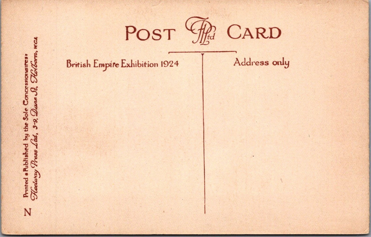London Postcard: Canadian Pavilion British Empire Exhibition Wembley 1924 XT5611