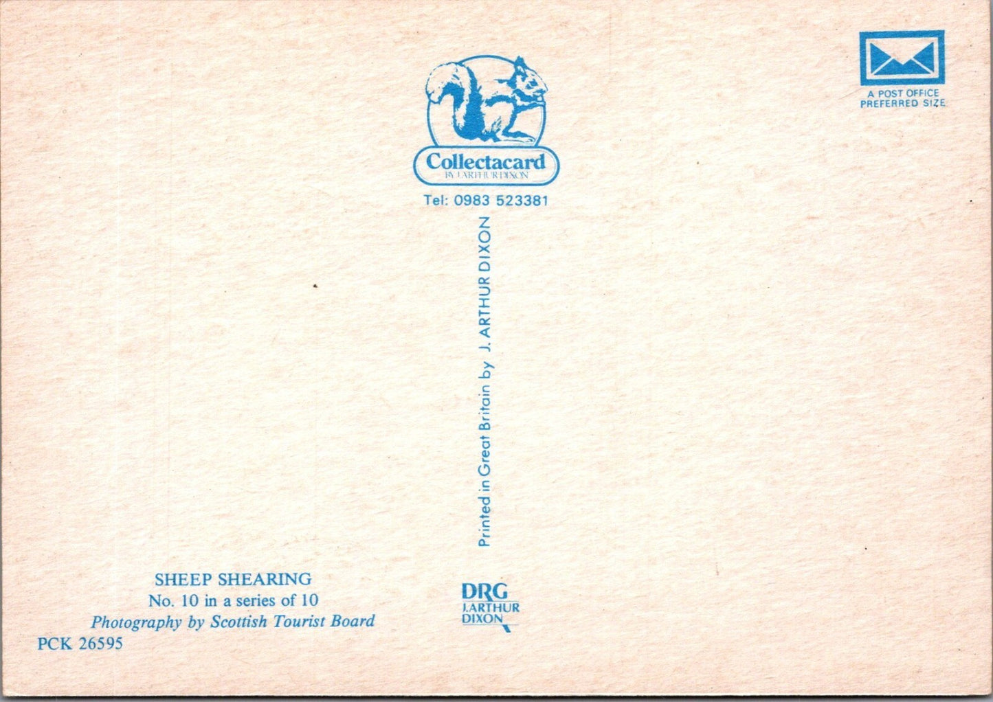 Scotland Postcard: Sheep Shearing Scottish Rural Farming 1980's XT3851