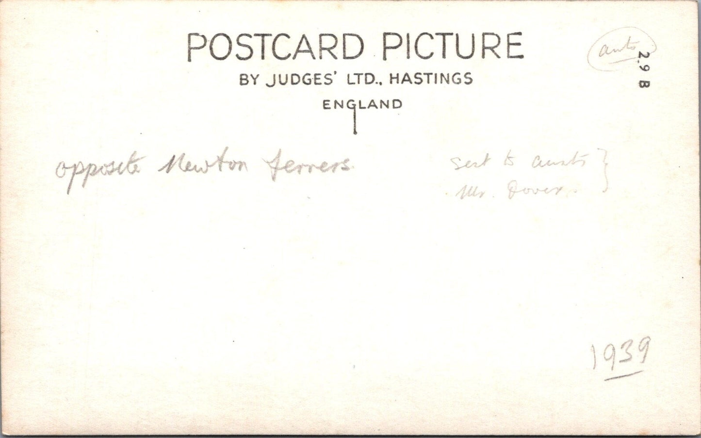 Devon Postcard:Noss Mayo, Newton Creek, Fishing Boats Houses,RPPC c1930's XT4432