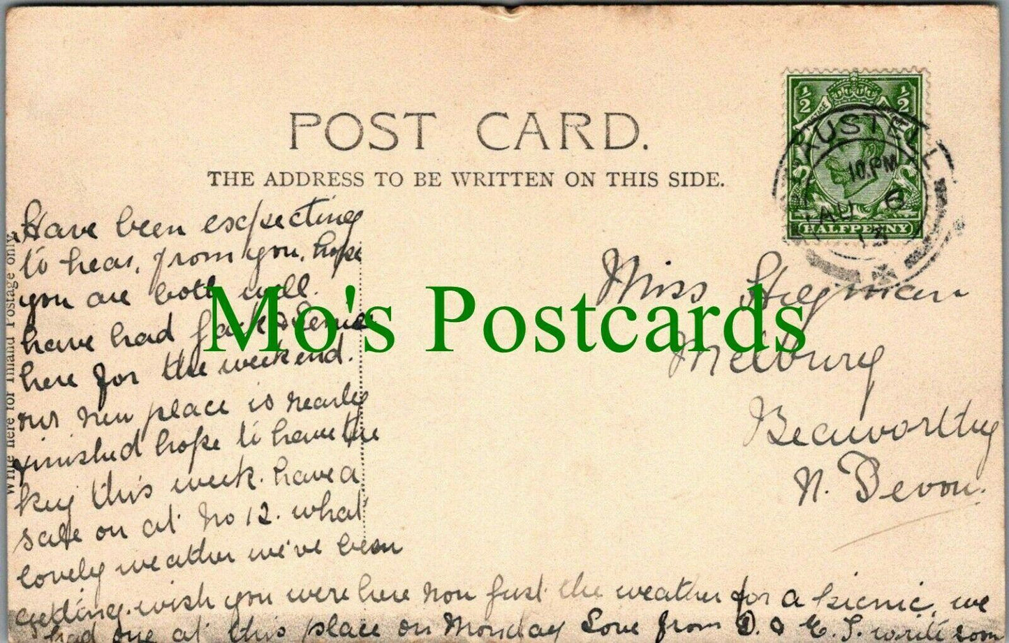 Cornwall Postcard - View of Porthpean Village RS28763