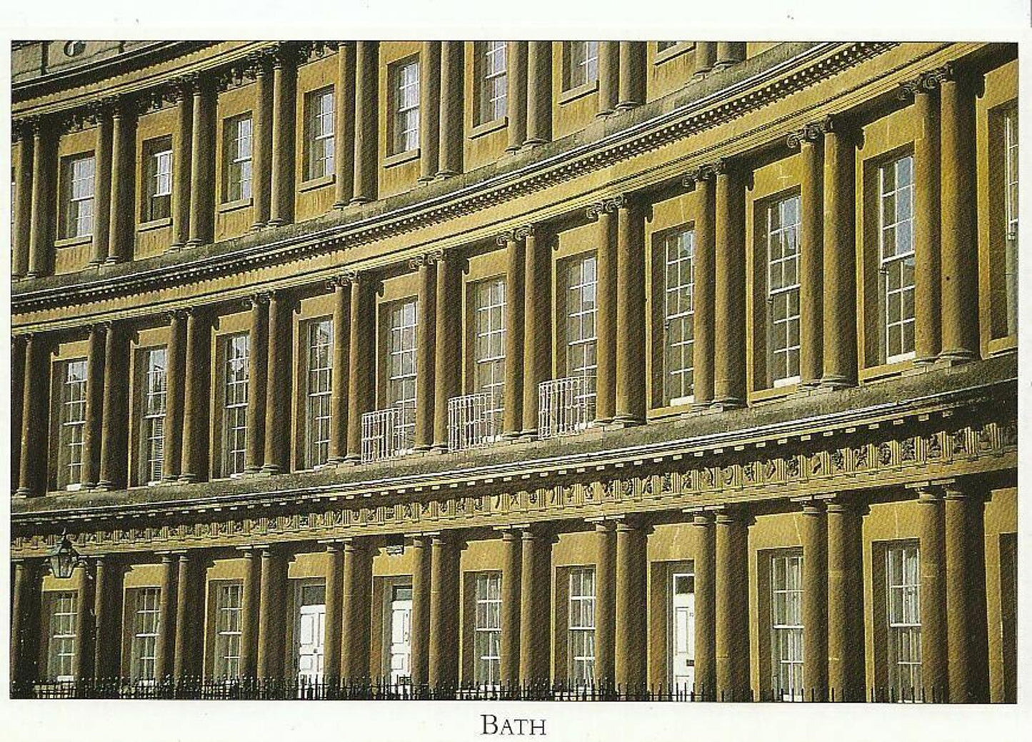 Somerset Postcard - Bath, The Circus AB632