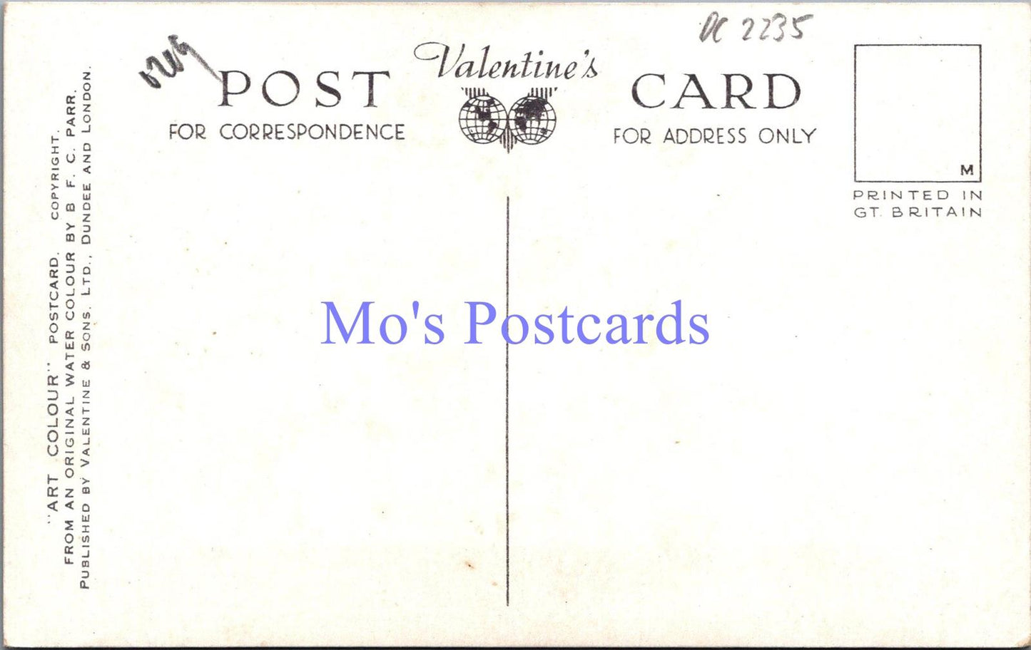 Devon Postcard - Totnes From Sharpham Road, Artist B.F.C.Parr DC2235