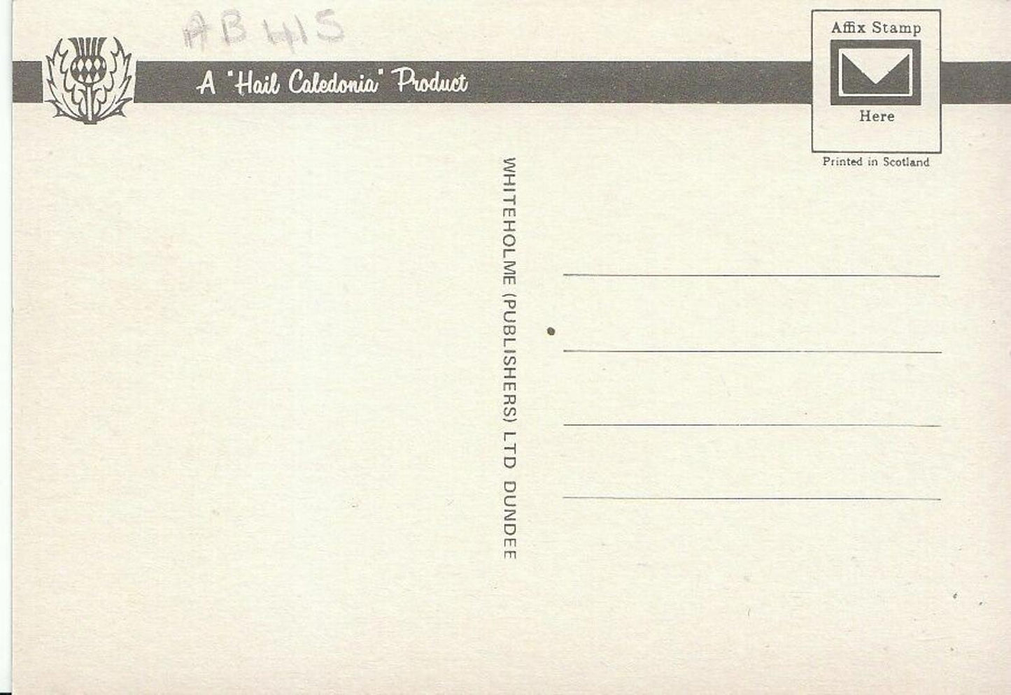 Scotland Postcard - Birthplace of Robert Burns, Cottage, Alloway AB415