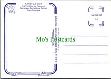 Load image into Gallery viewer, France Postcard - Nancy La Nuit, La Fontaine De Neptune, Place Stanislas RR15611