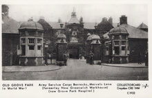 Load image into Gallery viewer, London Postcard - Lewisham, Old Grove Park in WW1, Army Service Corps - XT17