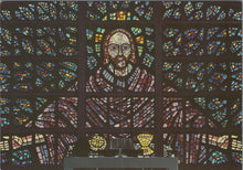 Load image into Gallery viewer, Devon Postcard - Buckfast Abbey, Window in Blessed Sacrament Chapel RRR1385