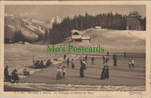 Load image into Gallery viewer, Switzerland Postcard - Montana s.Sierre, Le Patinage Et L'Hotel Du Parc RS36971