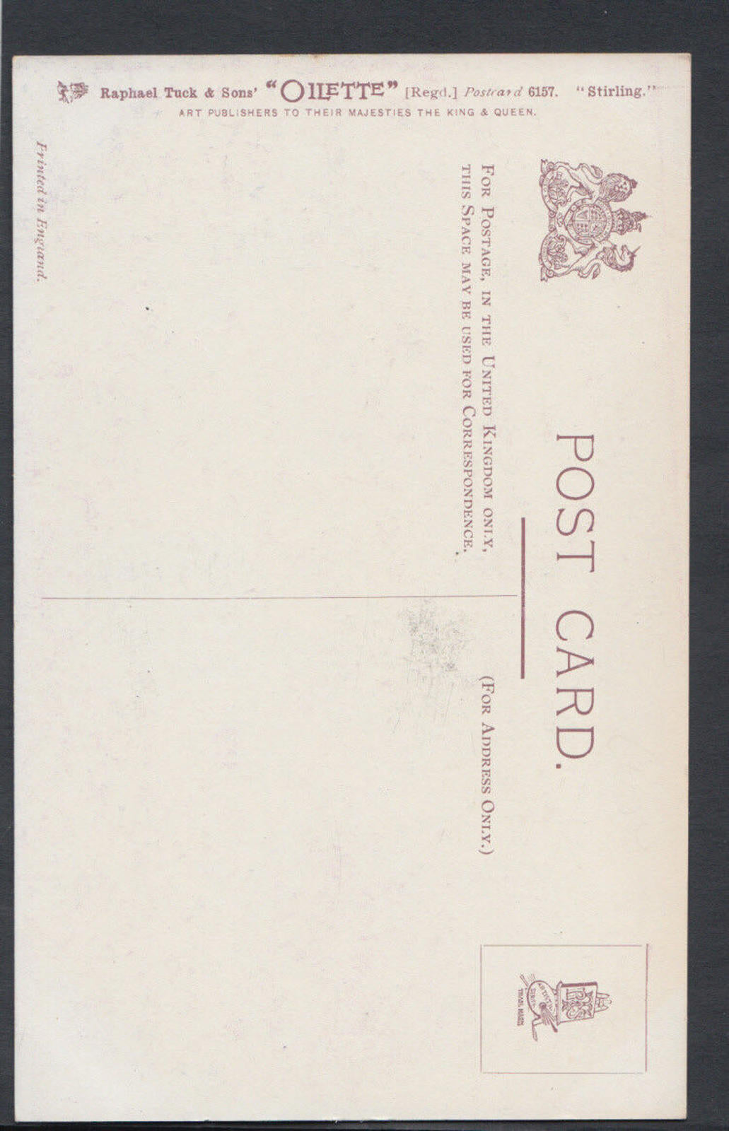 Scotland Postcard - River Forth & Wallace Monument RS10707