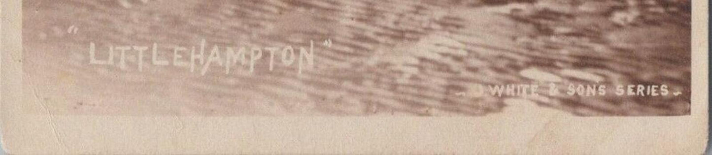 Sussex Postcard: Littlehampton, Sea Defense Groynes Pier 1900s XT2481