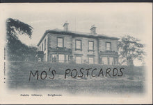 Load image into Gallery viewer, Yorkshire Postcard - Public Library, Brighouse DR821