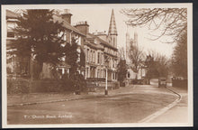 Load image into Gallery viewer, Kent Postcard - Church Road, Ashford A3332