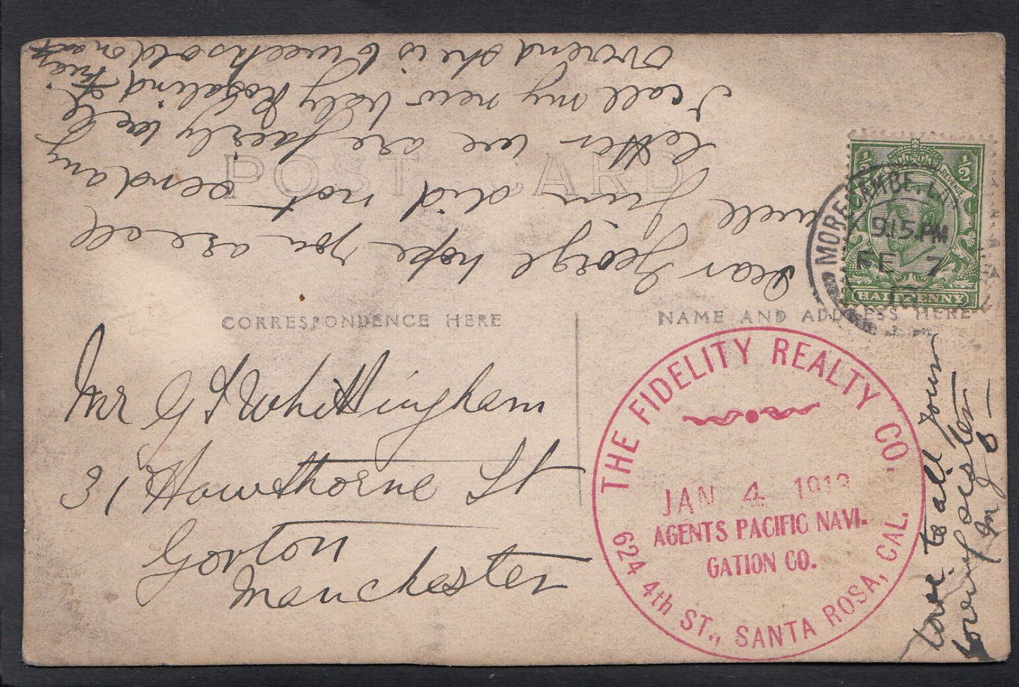 Unknown Location - Interior of an Office - The Fidelity Realty Co? 3353
