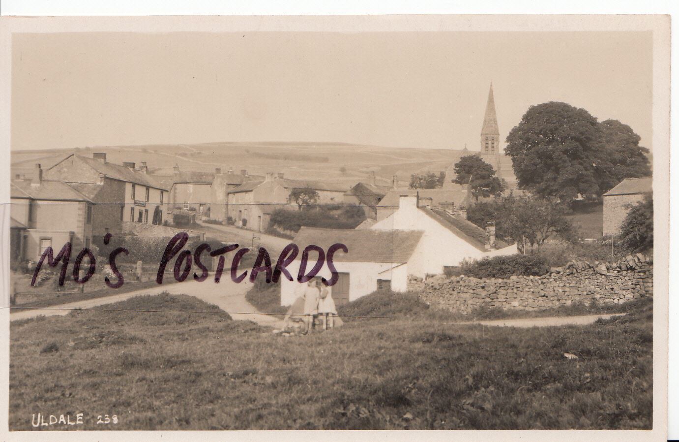 Cumbria Postcard - Uldale Village A5514