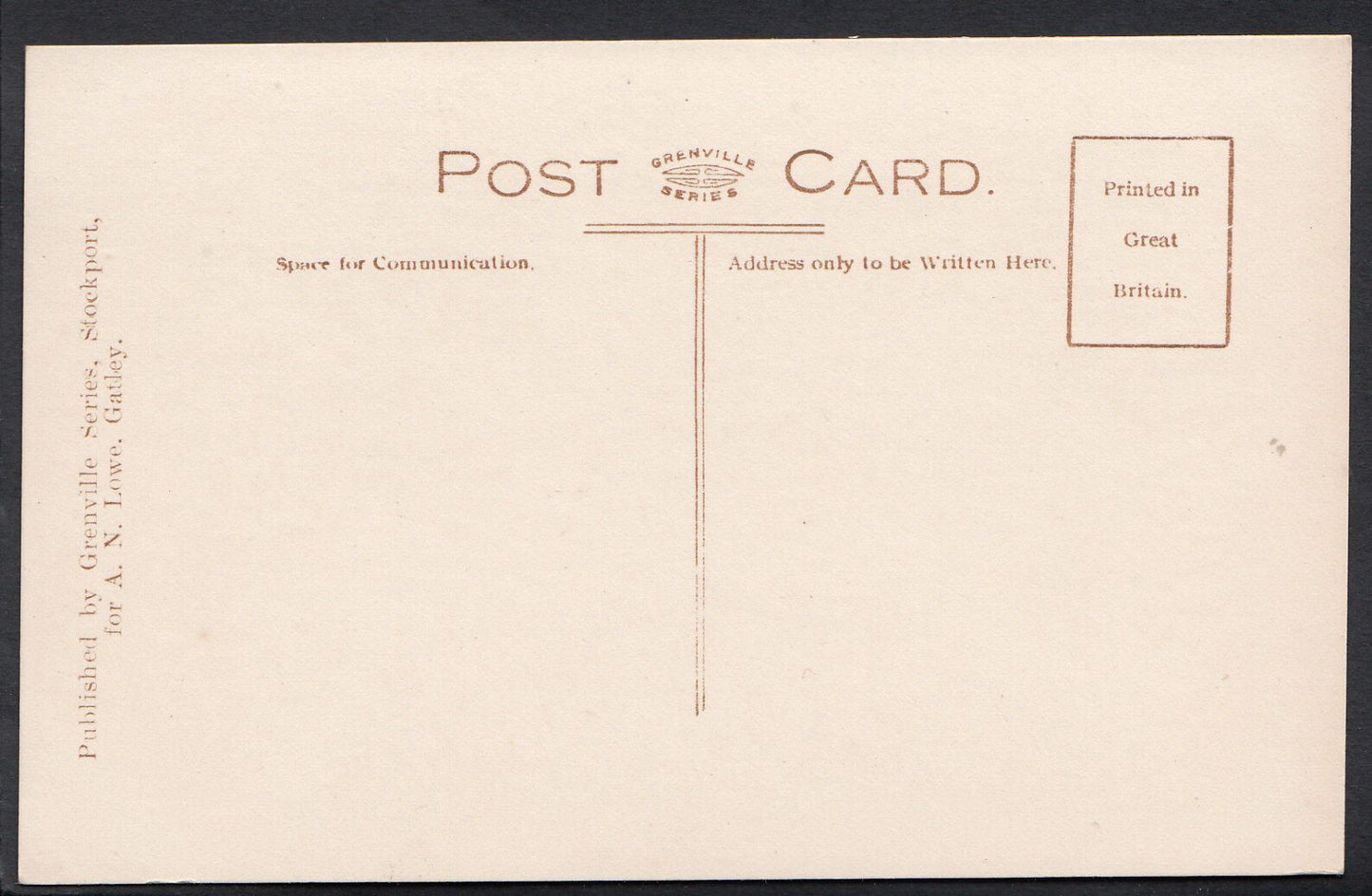 Lancashire Postcard - Old Hall Road, Gately A2440