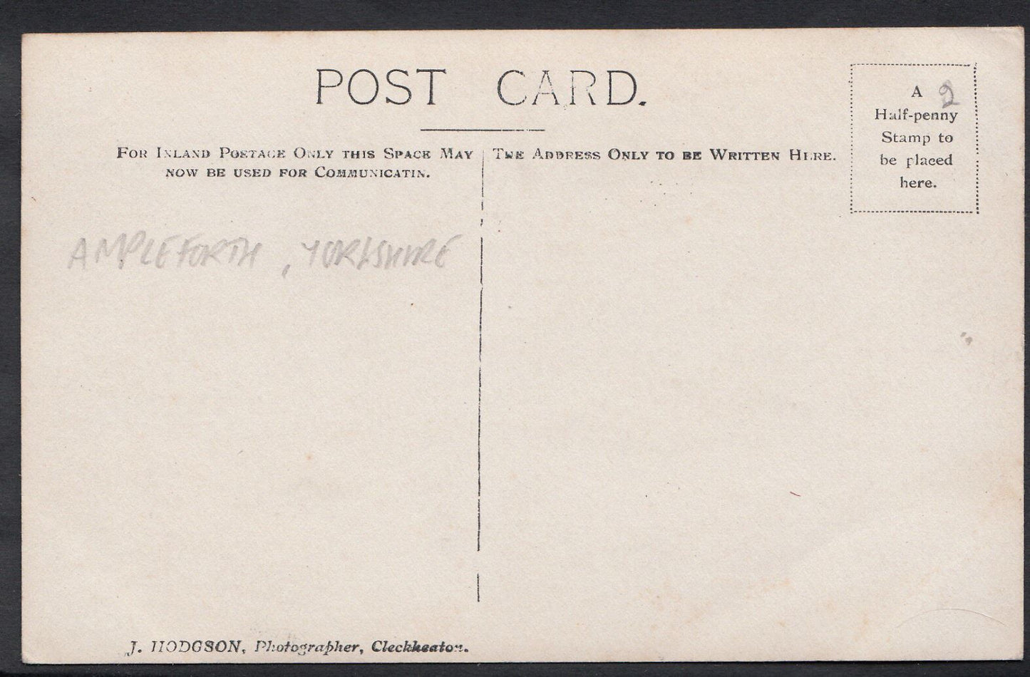 Yorkshire Postcard - Ampleforth Village Ref.8132