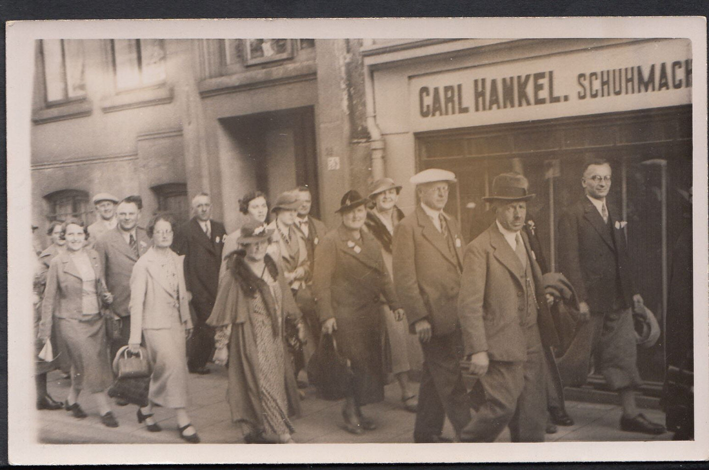 Germany Postcard - Bremen Street Scene - Procession of People U1094