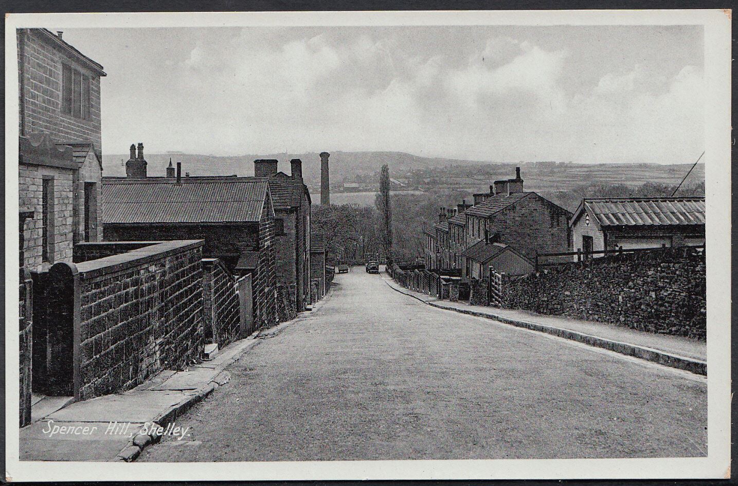 Yorkshire Postcard - Spencer Hill, Shelley Village RT491