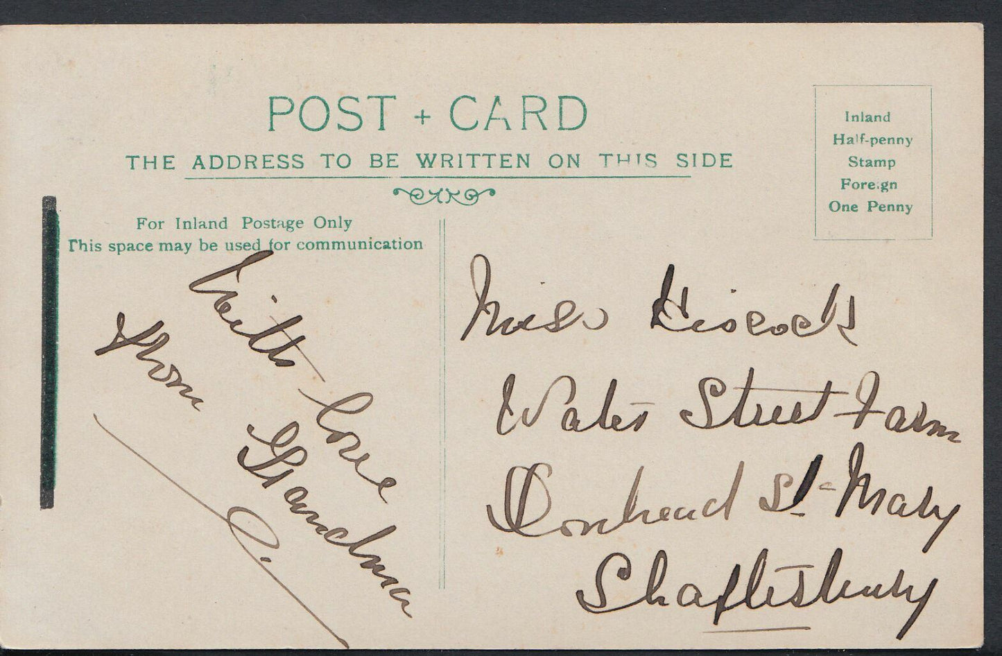 Religion Postcard - Presentation to Reverend Preb, Farrer of Wincanton A9053