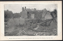 Load image into Gallery viewer, Surrey Postcard - Godson & Dobson's Timberyard Fire Croydon 1905 - B631