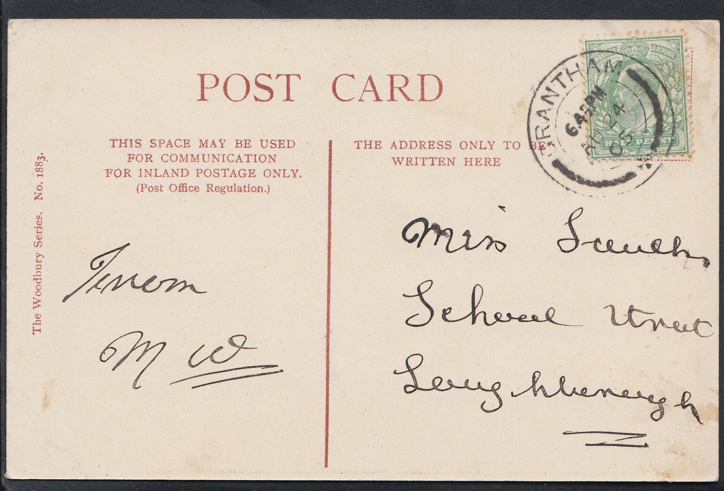 Lincolnshire Postcard - Denton Manor MB1124