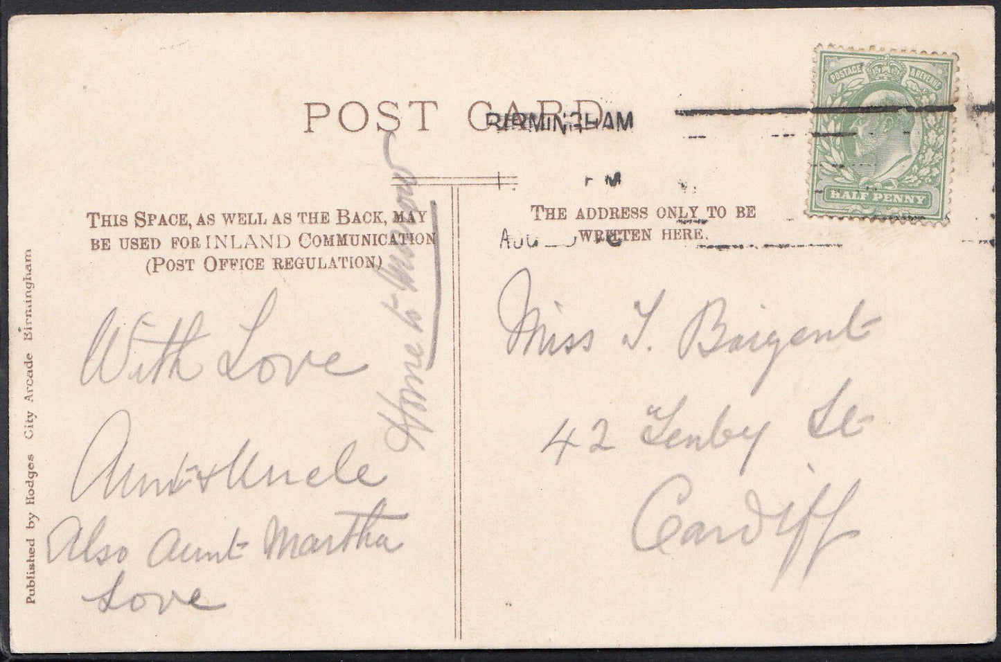 Warwickshire Postcard - Children - Greetings From Birmingham 2518