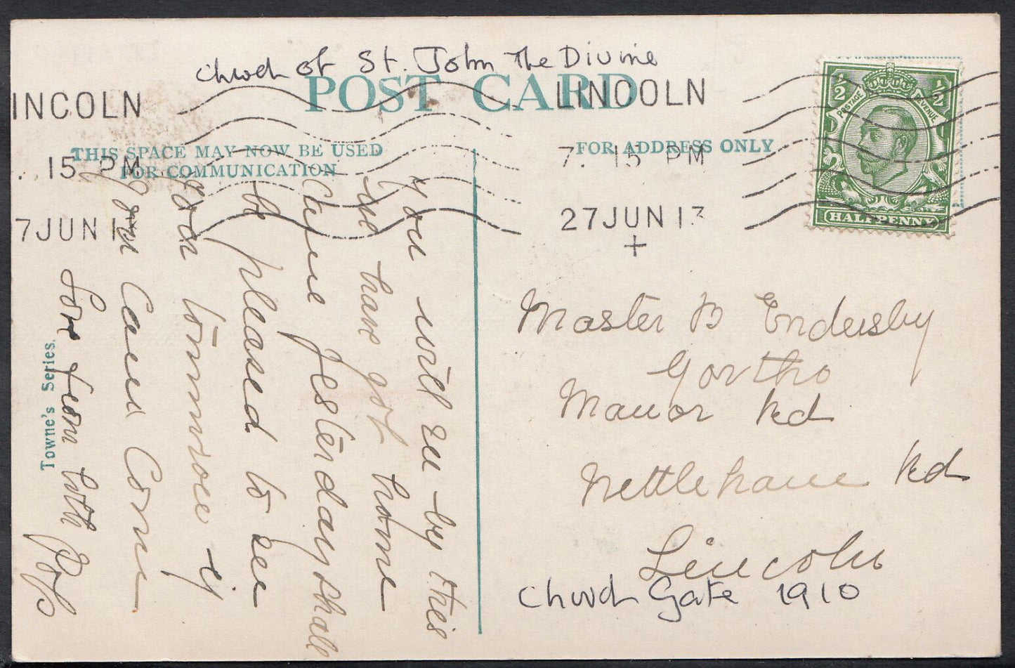 Nottinghamshire Postcard - Colston Bassett P675
