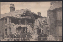 Load image into Gallery viewer, Suffolk Postcard - Lowestoft Bombardment - Windsor Road - April 25th 1916 - 9242