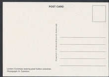 Load image into Gallery viewer, Pearly Pride Postcard - London Cockneys Wearing Pearl Button Costumes RT2367