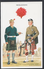Load image into Gallery viewer, Military Postcard - British Army Series - The Black Watch RT2288
