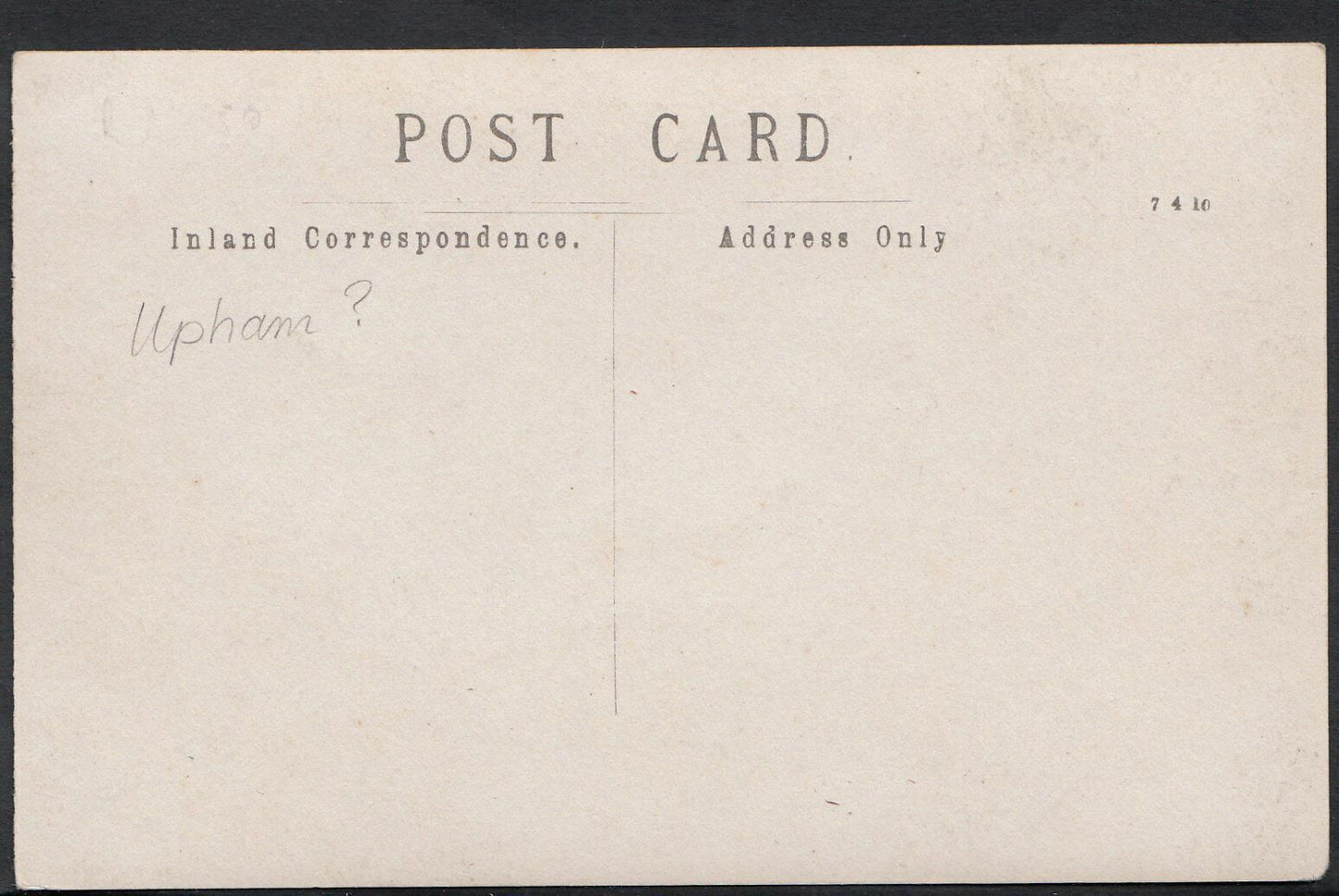 Hampshire Postcard? - Upham ? Boot Repairer Shop R687