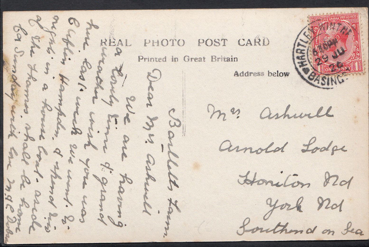 Oxfordshire Postcard - Thatch Cottages, Clifton Hampden BH2515