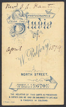 Load image into Gallery viewer, CDV (Carte De Visite)- Wellington - Reverend J.A.Pauter or Panter in 1879 -RT248