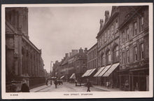 Load image into Gallery viewer, Lincolnshire Postcard - High Street, Stamford Q460