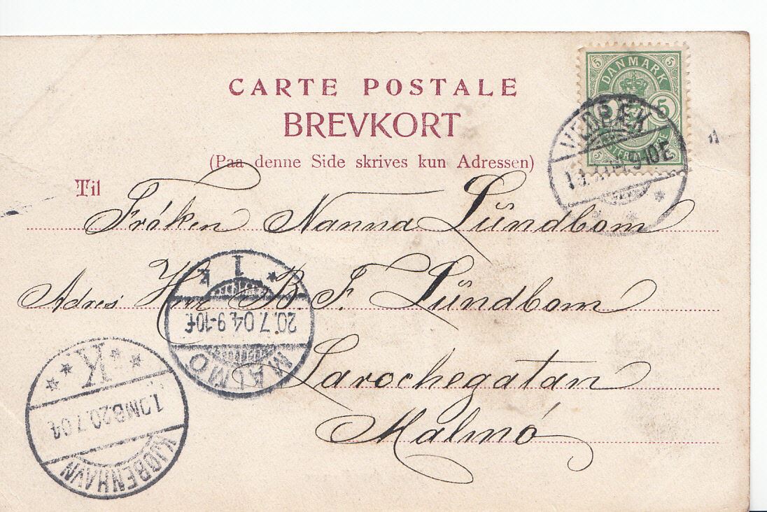Denmark Postcard - Parti Fra Enrum A5156