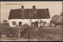 Load image into Gallery viewer, Cheshire Postcard - Thatched Cottages, Astbury A5248