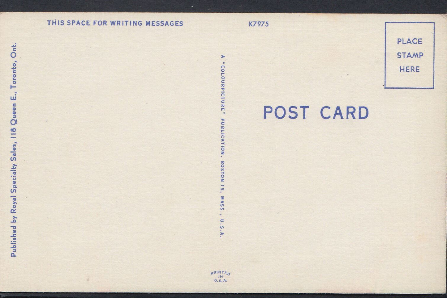 Canada Postcard - Interior of Train, Canada's First Subway, Toronto MB1424