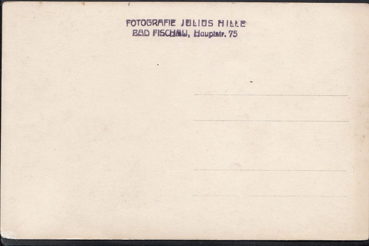 Austria Postcard - Bad Fischau, Haupstr.75 - Fotografie Julios Hille MB2572