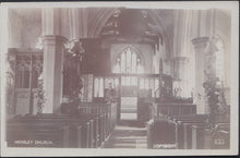 Load image into Gallery viewer, Yorkshire Postcard - Interior of Wensley Church RT1333