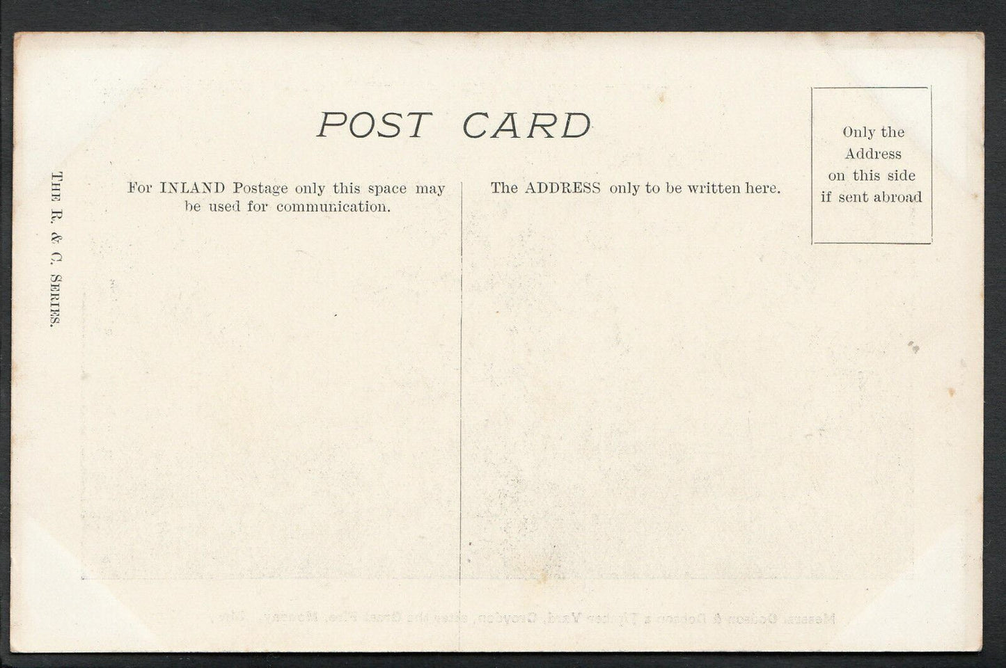 London Postcard - Godson & Dobson's Timberyard Fire Croydon 1905 - B599