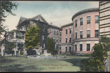 Load image into Gallery viewer, America Postcard - Buffalo General Hospital, Buffalo, New York DR756