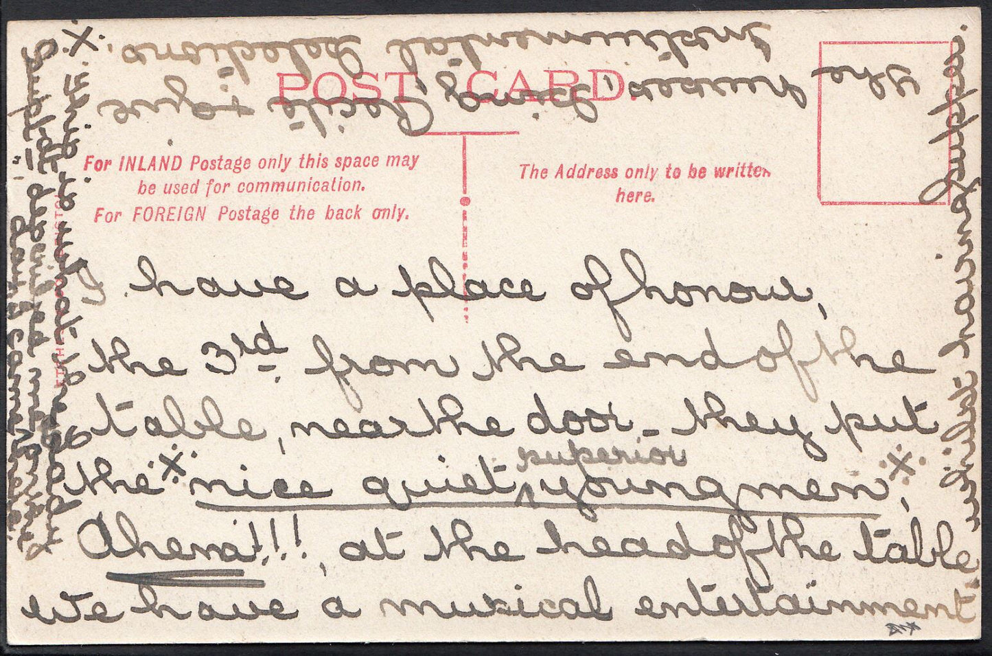 Somerset Postcard - Dining Hall, Sanatorium, Weston-Super-Mare MB140