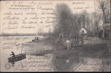 Load image into Gallery viewer, France Postcard - St-Avertin - Restaurant Au Bord Du Cher V2130