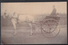 Load image into Gallery viewer, Yorkshire Postcard - Horse and Cart at Scarborough RT2181
