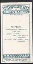 Load image into Gallery viewer, Wills Cigarette Card - Ships Badges Card No 40 - Wivern