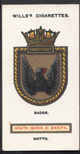 Load image into Gallery viewer, Wills Cigarette Card - Ships Badges Card No 27 - Vansittart