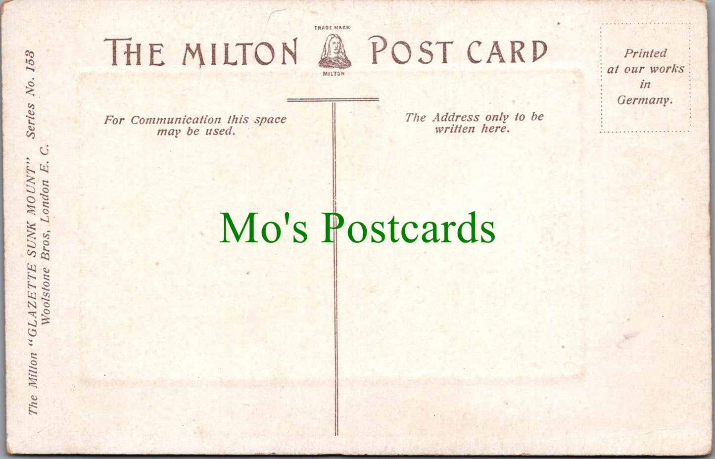 Glamour Postcard, The White Messenger SW9516