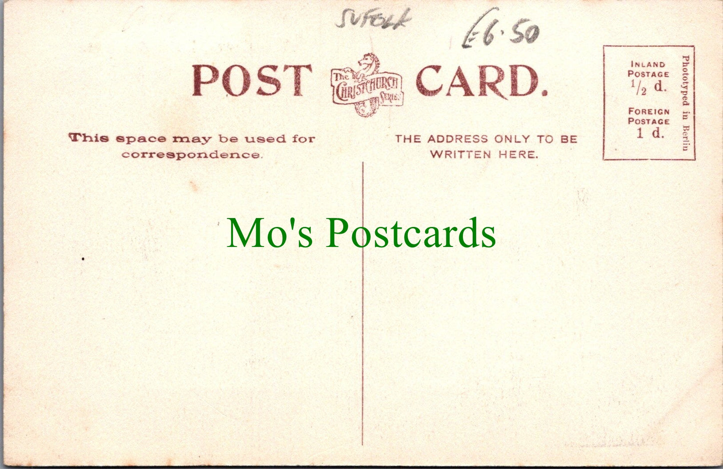 Suffolk Postcard - The Grove, Little Bealings Ref.SW9738