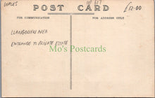 Load image into Gallery viewer, Wales Postcard -Llangollen Area, Entrance To Private Estate HP617