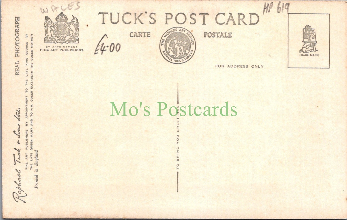 Wales Postcard - Craig-Y-Don, Queens Road Looking North HP619
